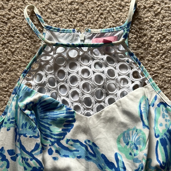 Gently Used Lilly Pulitzer Larina Resort Tank Size 4 in Barefoot Princess - Picture 4 of 8